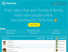 Tablet Screenshot of faceflow.com